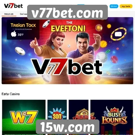 Análise de jogos disponíveis no site v77bet